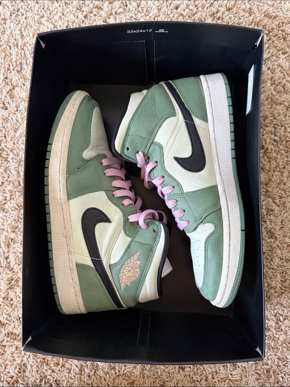 Nike Jordan Air 1 Mid Dutch Green